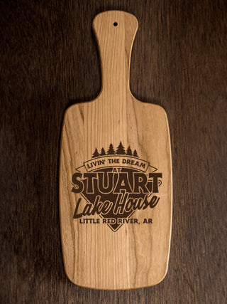 Livin' The Dream Lake House : Cheese Boards - Engraved