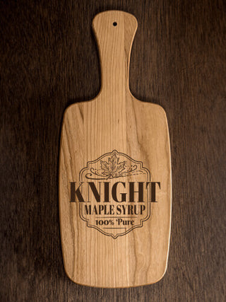 Maple Syrup : Cheese Boards - Engraved