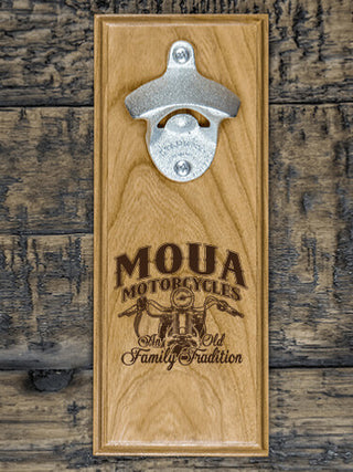 Motorcycle Family Tradition : Bottle Openers - Engraved