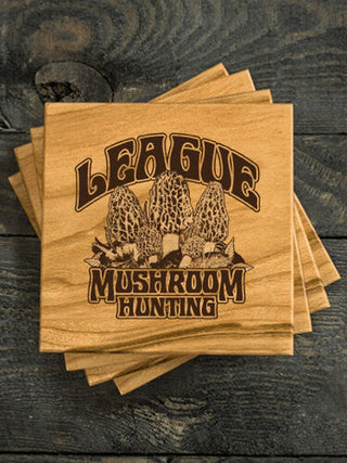 Mushroom Hunting : Coasters - Engraved