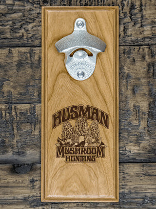 Mushroom Hunting : Bottle Openers - Engraved