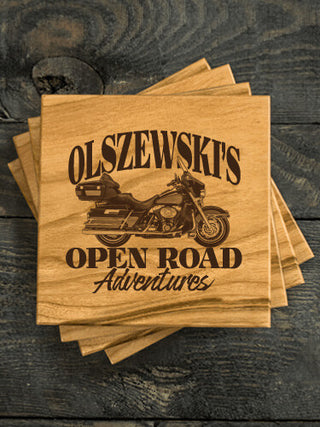 Open Road : Coasters - Engraved