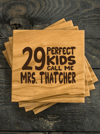 Perfect Kids : Coasters - Engraved