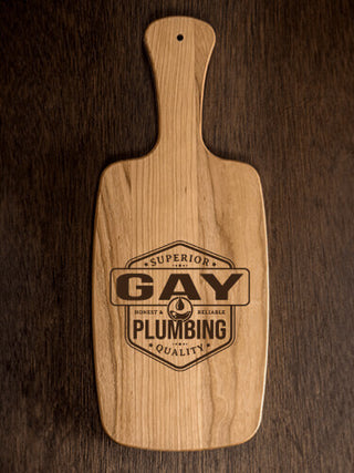 Plumbing : Cheese Boards - Engraved