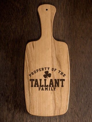Property of Irish : Cheese Boards - Engraved