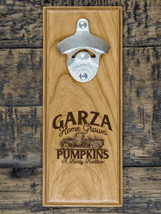 Pumpkins : Bottle Openers - Engraved