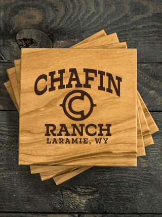 Ranch Monogram : Coasters - Engraved