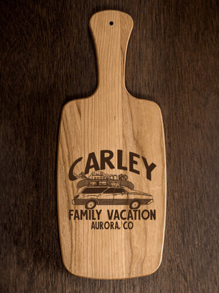 Retro Family Vacation : Cheese Boards - Engraved