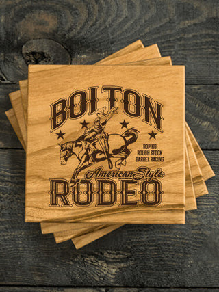 Rodeo : Coasters - Engraved