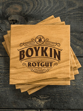Rotgut Whiskey : Coasters - Engraved