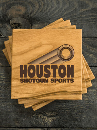 Shotgun Sports : Coasters - Engraved