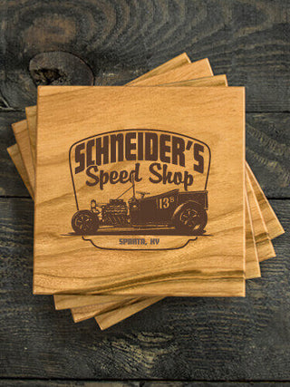 Speed Shop BP : Coasters - Engraved