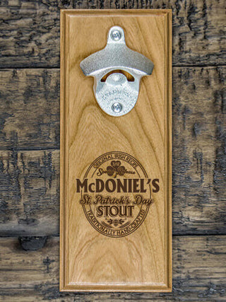 St. Patrick's Day Stout : Bottle Openers - Engraved