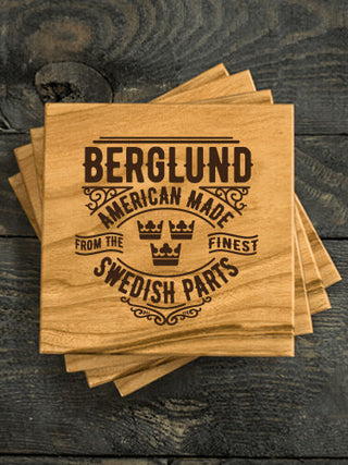 Swedish Parts : Coasters - Engraved