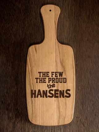 The Few The Proud : Cheese Boards - Engraved