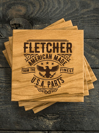 U.S.A. Parts : Coasters - Engraved