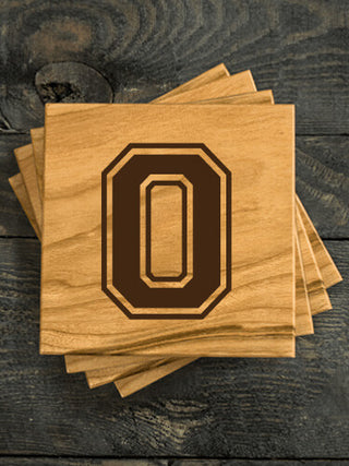 Varsity Letter : Coasters - Engraved