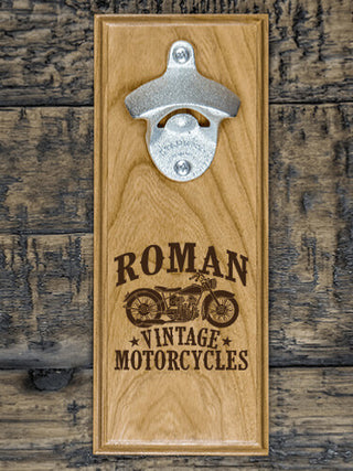 Vintage Motorcycles : Bottle Openers - Engraved
