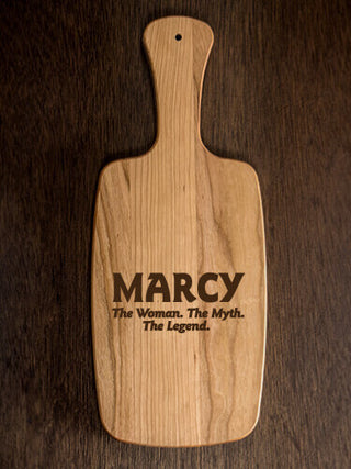 Woman Myth Legend : Cheese Boards - Engraved