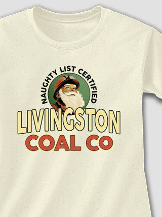 Christmas Coal Company : Adult Ladies Fitted T-Shirt