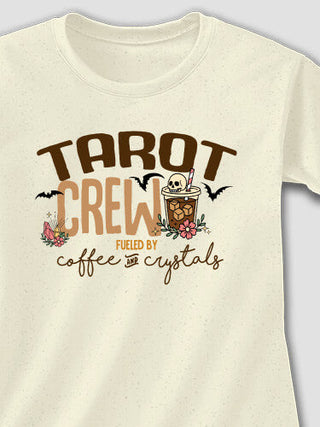 Coffee And Crystals : Adult Ladies Fitted T-Shirt