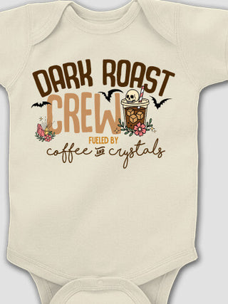 Coffee And Crystals : Printed Baby Bodysuits