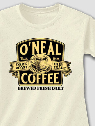 Coffee : Adult Ladies Fitted T-Shirt
