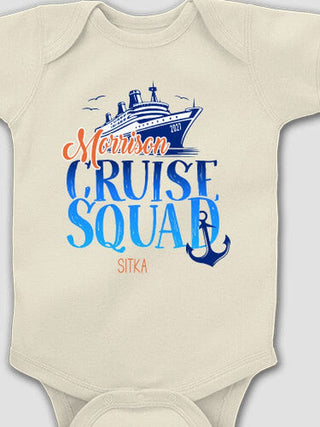 Cruise Squad : Printed Baby Bodysuits