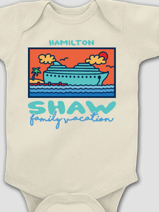 Family Fun Cruise : Printed Baby Bodysuits