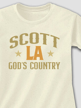 God's Country : Adult Ladies Fitted T-Shirt