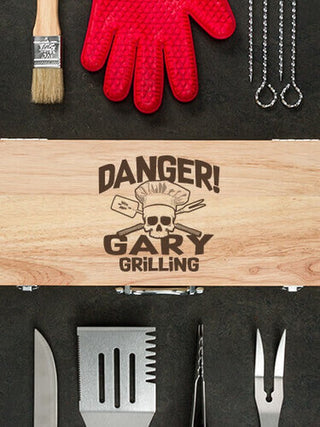 Danger Grilling : 10 Piece BBQ Set