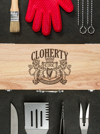 Irish Crest : 10 Piece BBQ Set