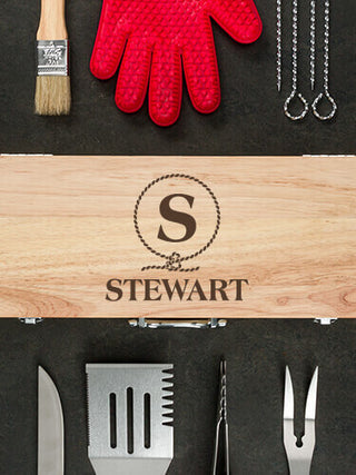 Lasso Monogram : 10 Piece BBQ Set