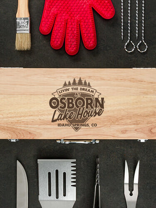 Livin' The Dream Lake House : 10 Piece BBQ Set