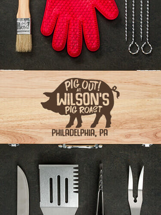 Pig Roast : 10 Piece BBQ Set