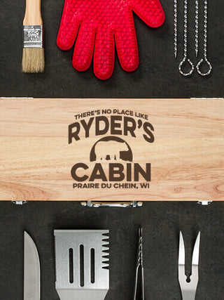 Rustic Cabin : 10 Piece BBQ Set