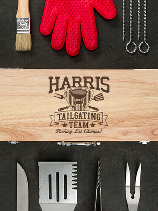 Tailgating Team : 10 Piece BBQ Set