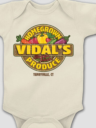 Homegrown Produce : Printed Baby Bodysuits