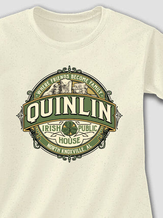 Irish Public House : Adult Ladies Fitted T-Shirt