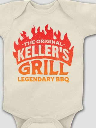 Legendary BBQ : Printed Baby Bodysuits