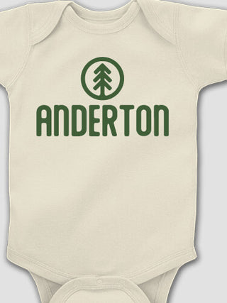 Pine Tree : Printed Baby Bodysuits