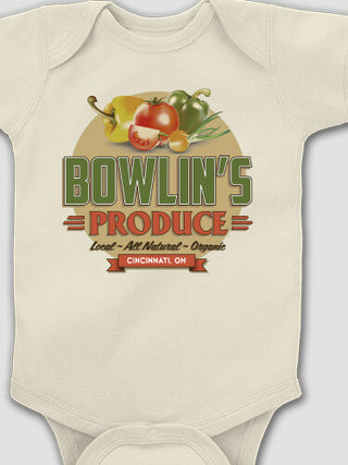 Produce : Printed Baby Bodysuits