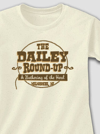 Round-up Reunion : Adult Ladies Fitted T-Shirt