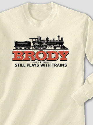 Still Plays With Trains : Printed Long Sleeves