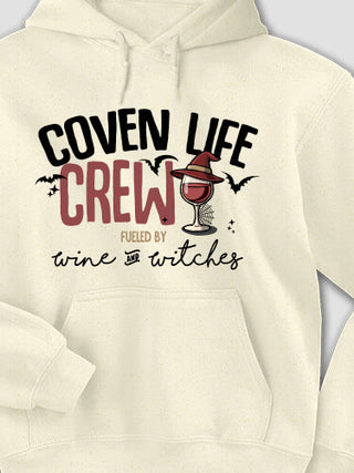 Wine And Witches : Printed Hoodies