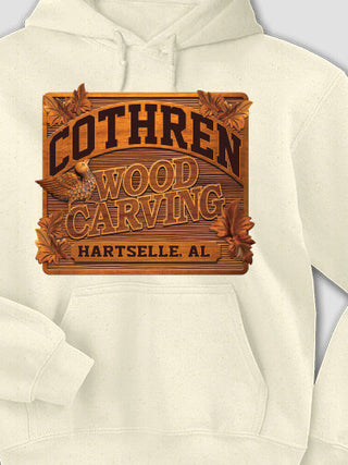 Wood Carving : Printed Hoodies