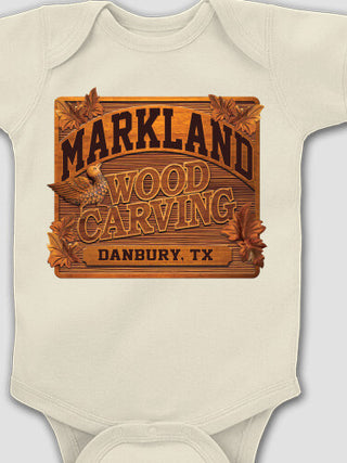 Wood Carving : Printed Baby Bodysuits