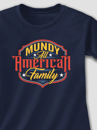 All-American Family : Adult Ladies Fitted T-Shirt