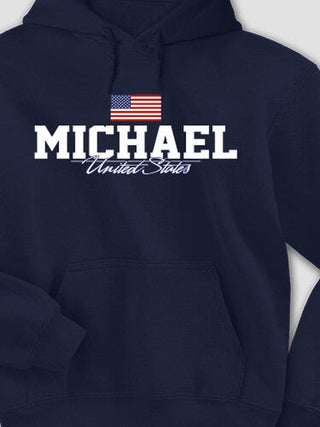 American Flag : Printed Hoodies