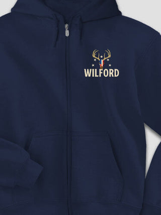 American Hunter : Embroidered Zip Hoodies